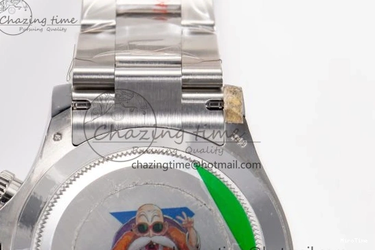 MiroTime 1226 Sleek Custom Daytona 116520 RBOW Rainbow Clean Best Edition Black Dial on SS Bracelet SA 1730